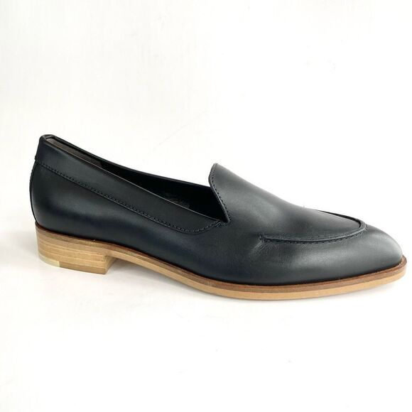 Everlane The Modern Loafer Leather Black Flat Slip On Solid Women’s Size 5 - Picture 2 of 9